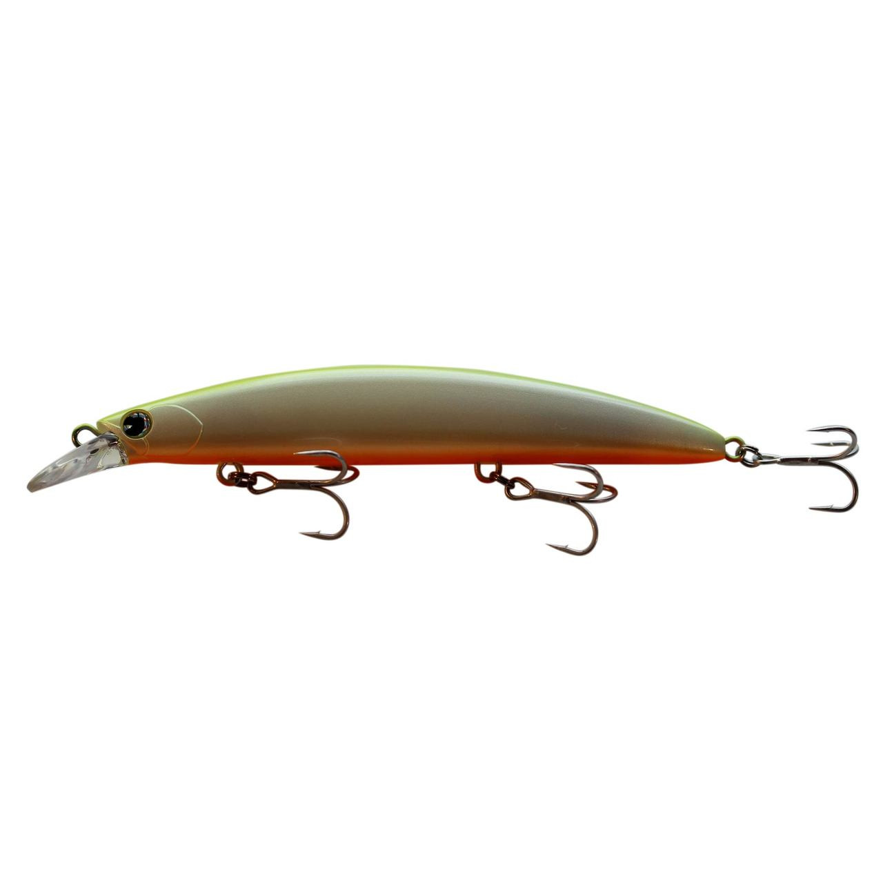 IMA Gyo Do Flatfish Minnow 130 23g Chart Back Pearl Lure Fishing for Bass