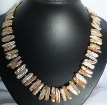 Sophisticated Barouque Cultured Pearl Necklace