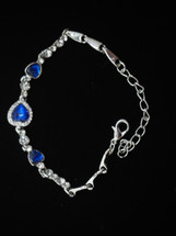 Blue Heart Bracelet