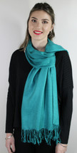 High Quality Pashmina Jade Scarf 30%Silk/70% Pashmina  