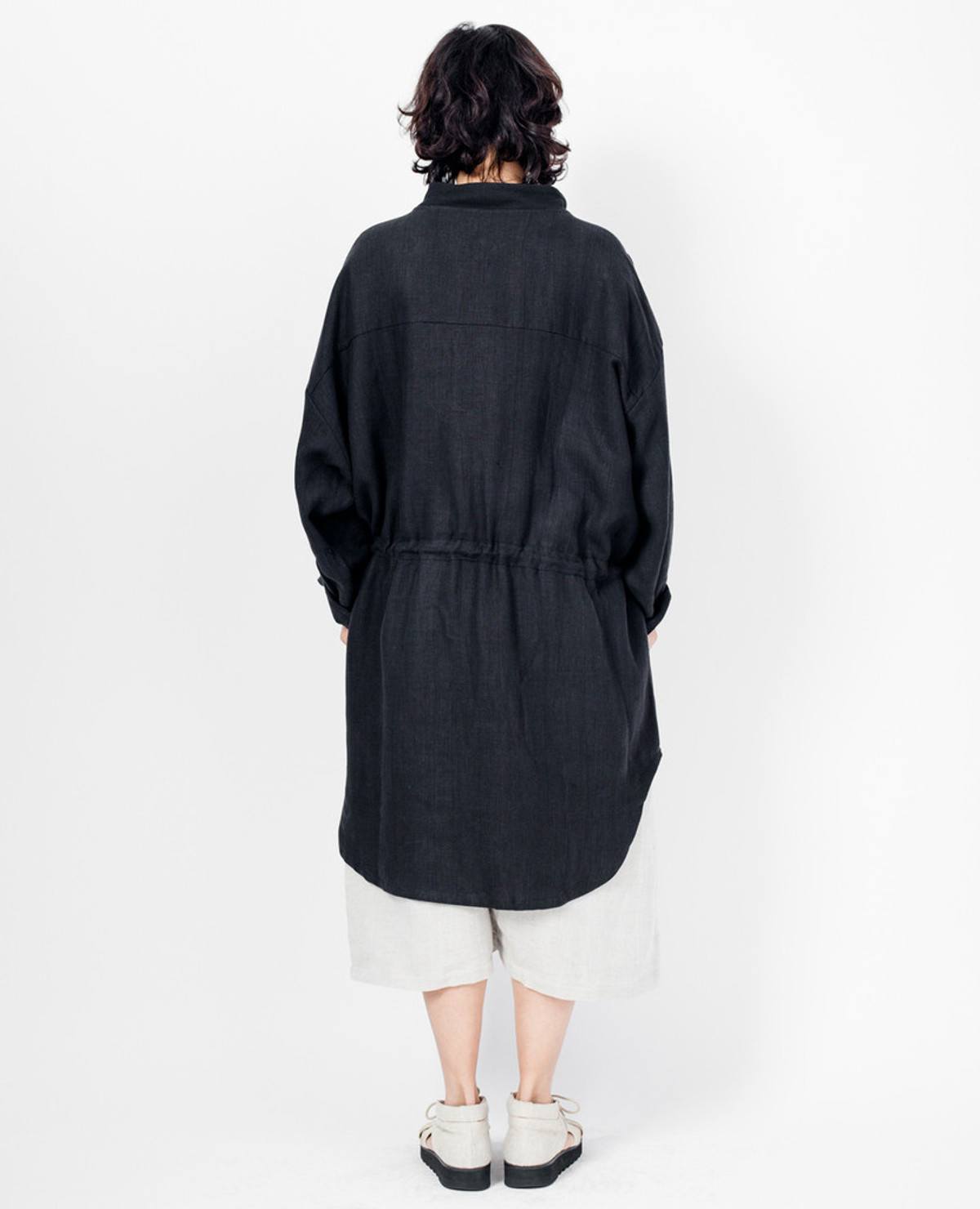 Goetz Parka - Black Linen