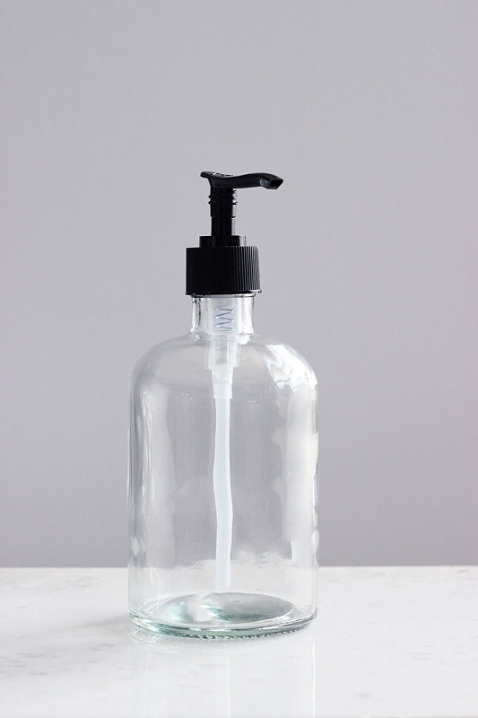 Soap Dispensers Recycled Glass Clear Soap Dispenser with