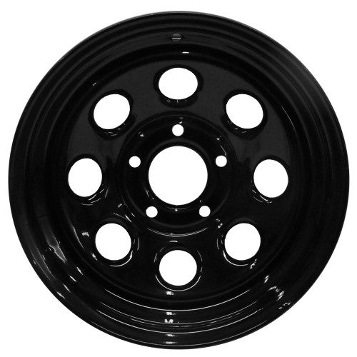 Black Steel Rock Wheel 16x8"
