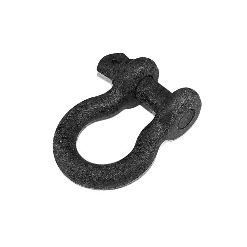 Set of Textured Black D-Rings
