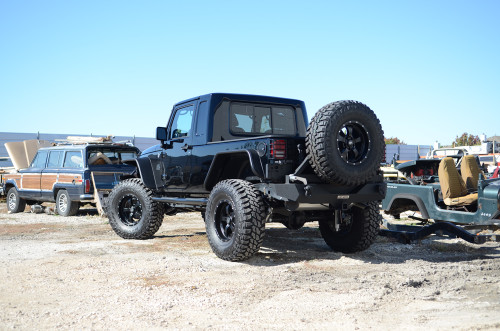 Rear Recovery Bumper with Tire Carrier