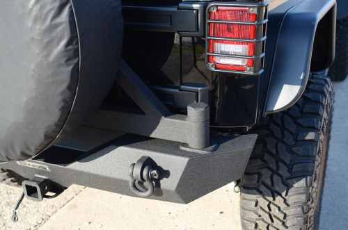 Rear Recovery Bumper with Tire Carrier