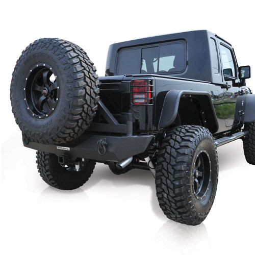 Rear Recovery Bumper with Tire Carrier