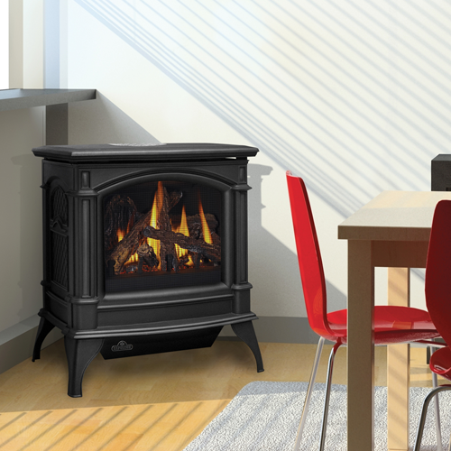 NAPOLEON GVF601N KNIGHTSBRIDGE VENT FREE CAST IRON GAS STOVE