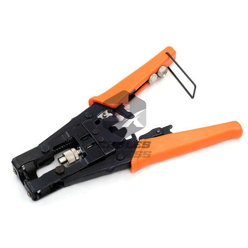 Modular Adjustable Crimping Tool for Coaxial Cable RCA Crimper Cutter