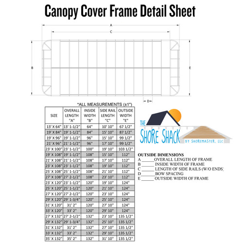 ShoreMaster Traditional Canopy Cover - WeatherMax