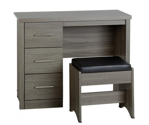 Lisbon 3 Drawer Dressing Table Set - Ideal Furniture Lisbon 3 Drawer Dressing Table Set - Ideal Furniture