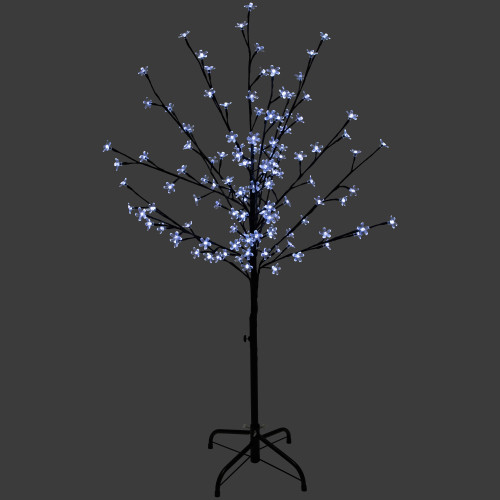 4 led lighted cherry blossom flower tree pure white lighted tree branches hobby lobby