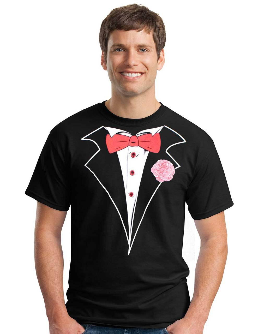 t shirt that looks like a tuxedo