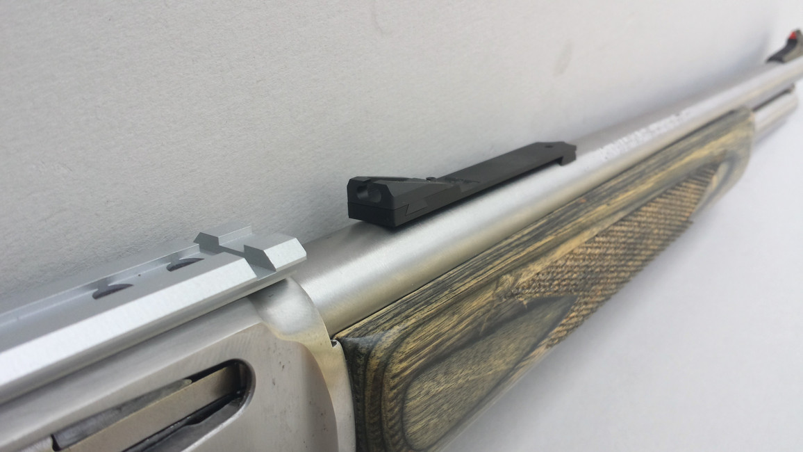 Ranger Point 3/8" .375 Dovetail Rifle Triangular Front Sights, Rear Ghost Peep Sights, Scope Mount Rear Backup Sights