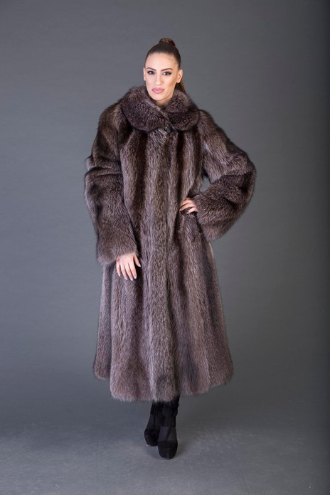 Racoon fur Coat 4/5 Length Racoon fur Coat 4/5 Length