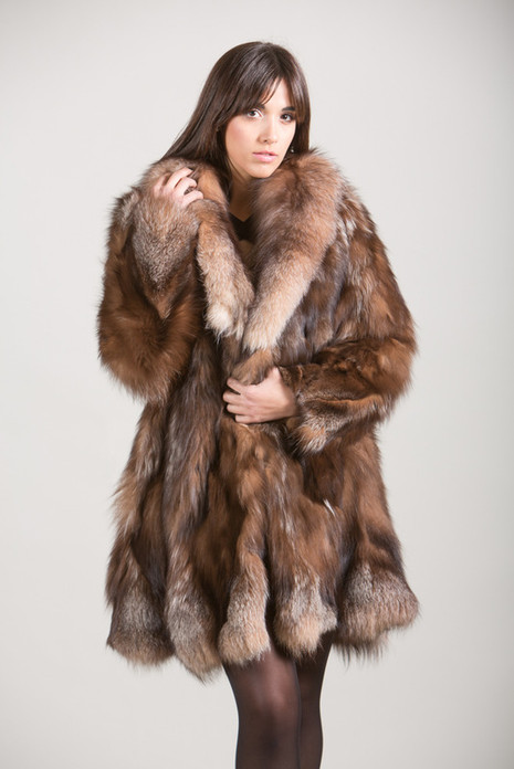 Crystal Fox Fur Coat Crystal Fox Fur Coat