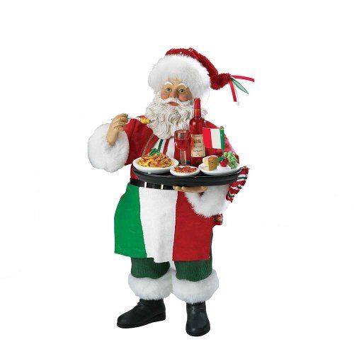 Kurt Adler- FABRICHÉ MUSICAL ITALIAN SANTA - TUNE: "Funiculi Funucula"