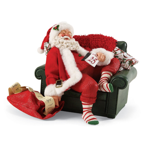 Department 56, Possible Dreams, December 25th Santa "Clothtique" Figurine