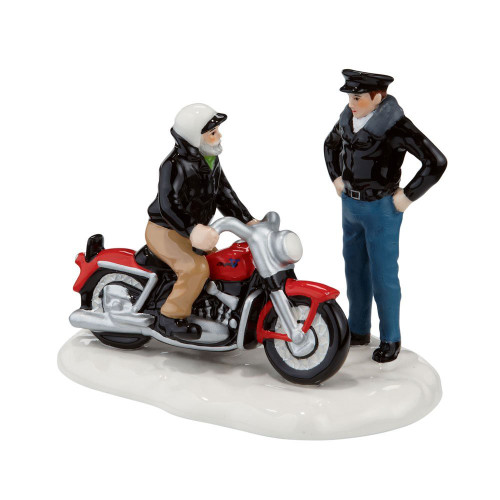 Department 56--The Original Snow Village--A New '56 Harley-Davidson