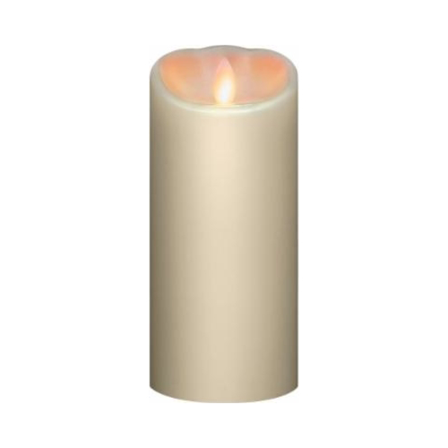 Luminara Ivory Wax Flamless Candle, 7inches