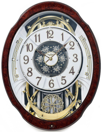 WOODGRAIN MARVELOUS RHYTHM CLOCK - Free Shipping