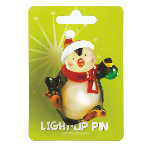 Penguin Light Up Pin