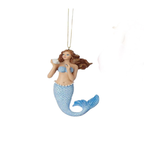 Ocean Blue Mermaid Ornament