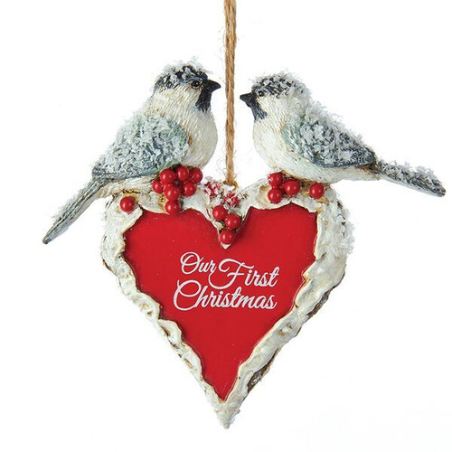 Our First Christmas Chickadees Ornament