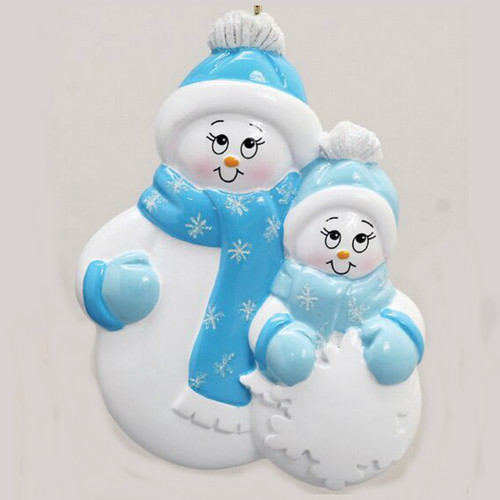 Free Personalization - Snowman Plus 1 Ornament
