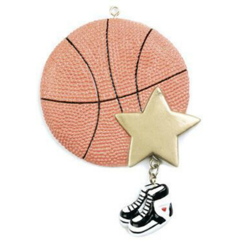 Free Personalization - Basketball Star Ornament