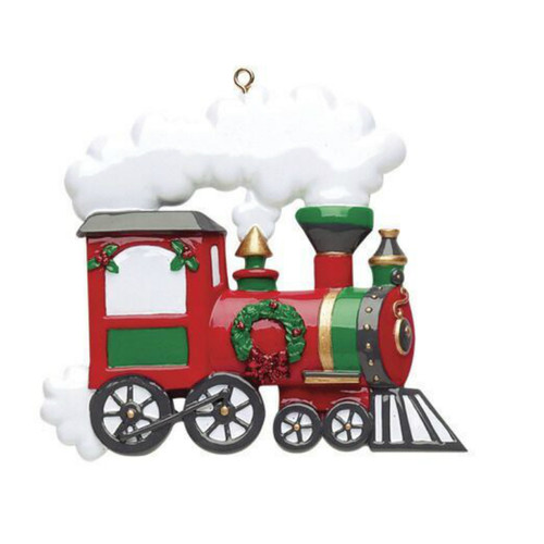 Free Personalization - Train Ornament