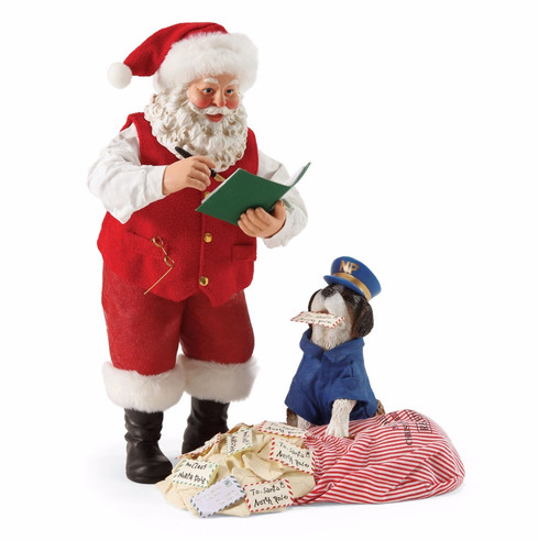 *New for 2017* Department 56 - Possible Dreams - Postal Inspector Clothtique Santa