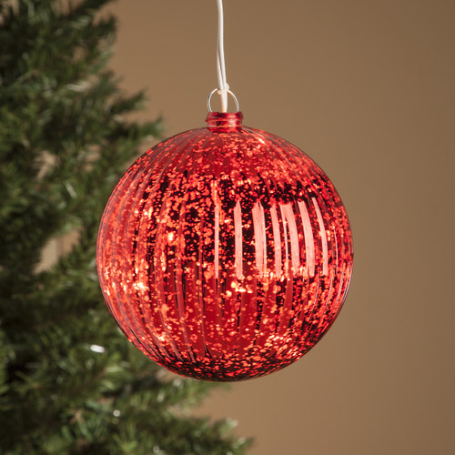 Red Globe Ornament