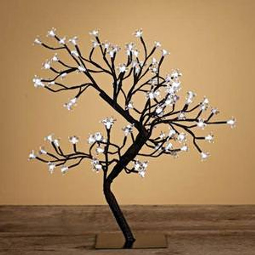 Indoor / Outdoor Table Top Bonsai Tree - Clear LED Lights