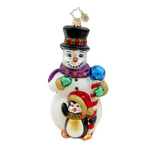 Radko - Frosty Fellows Snowman and Penguin