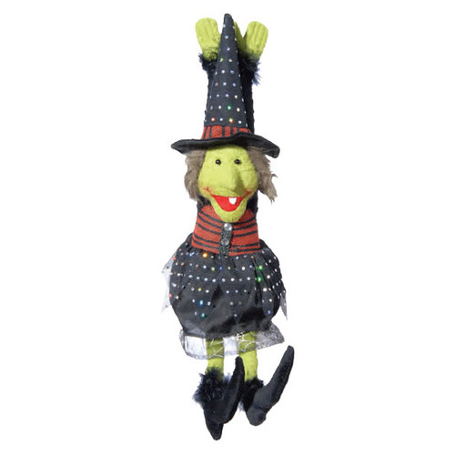 Halloween Musical Dancing Witch Door Hanger Decoration