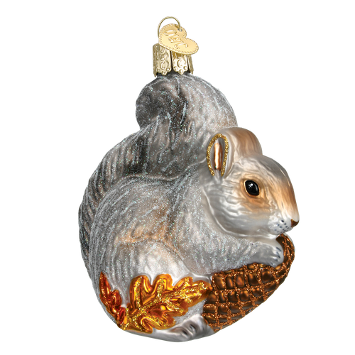 Old World Glass - Hungry Squirrel Ornament