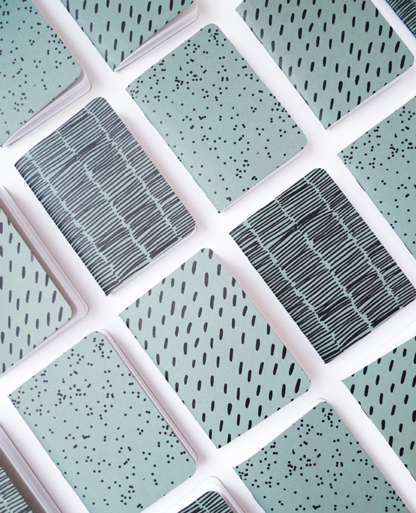 Blue Rice Pattern Notebook