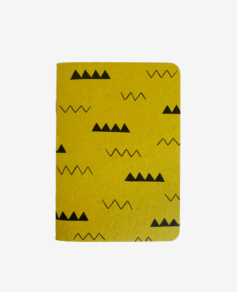 Gold Zig Zag Notebook