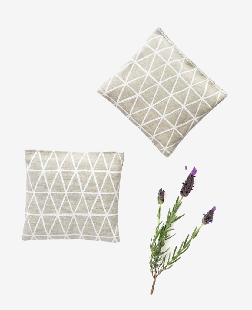 Flax Triangle Lavender Sachet