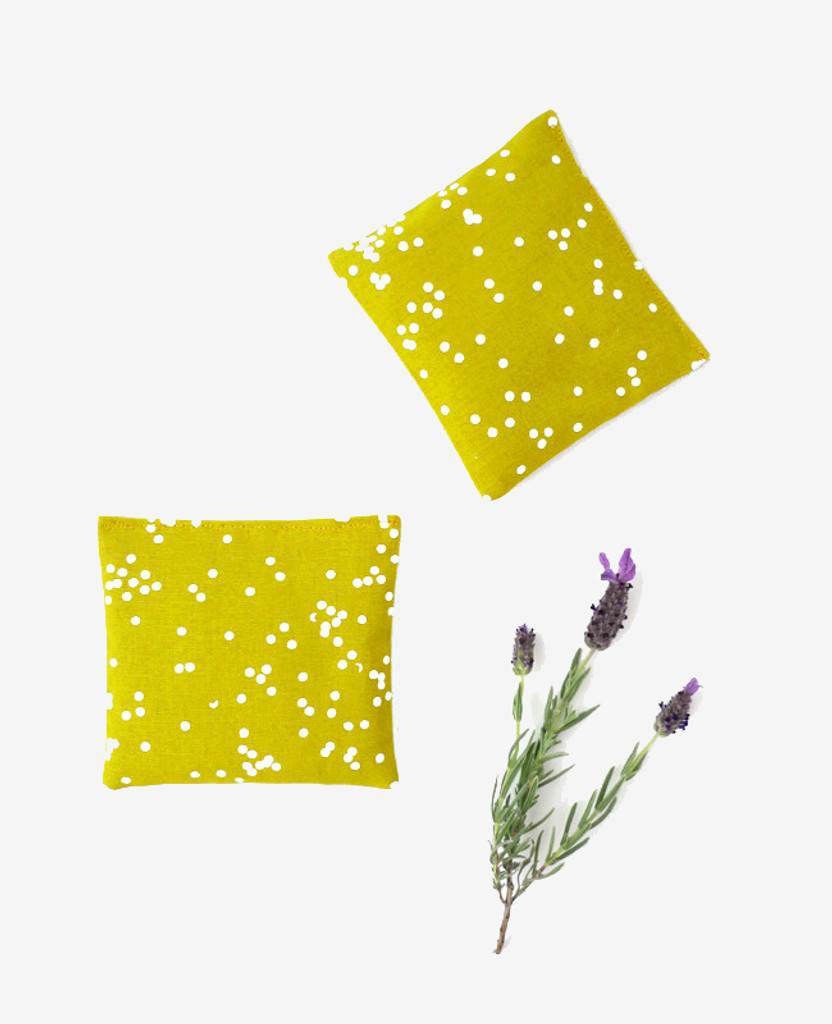Gold Confetti Lavender Sachet