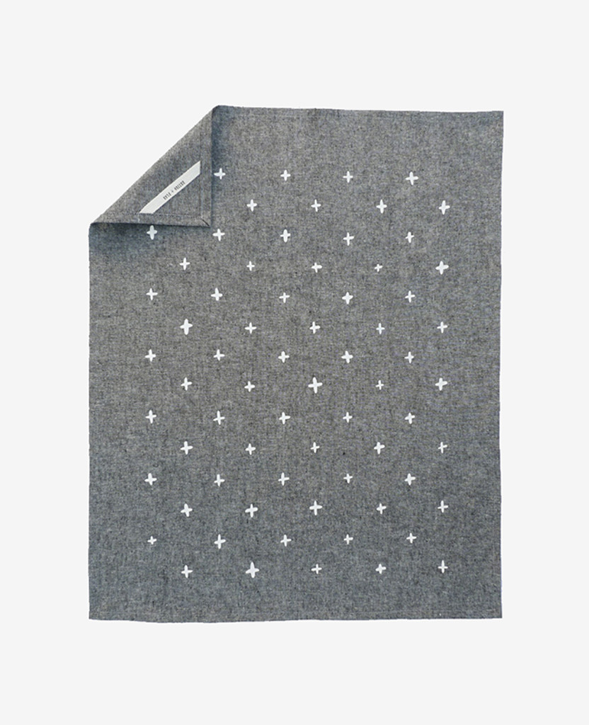Black Chambray Plus Tea Towel