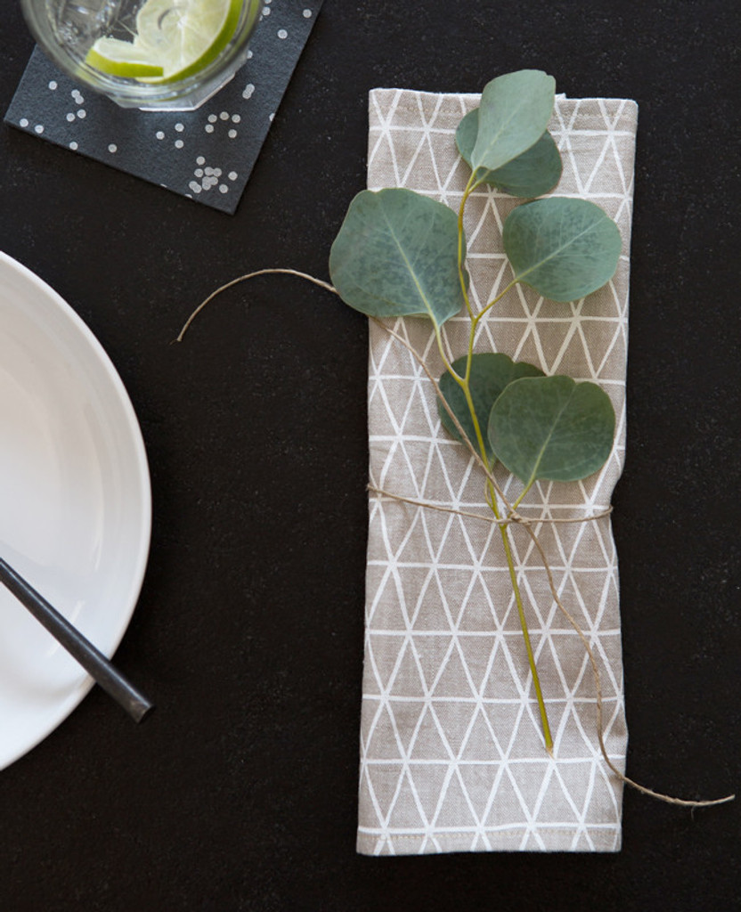 Triangle Cocktail Napkins