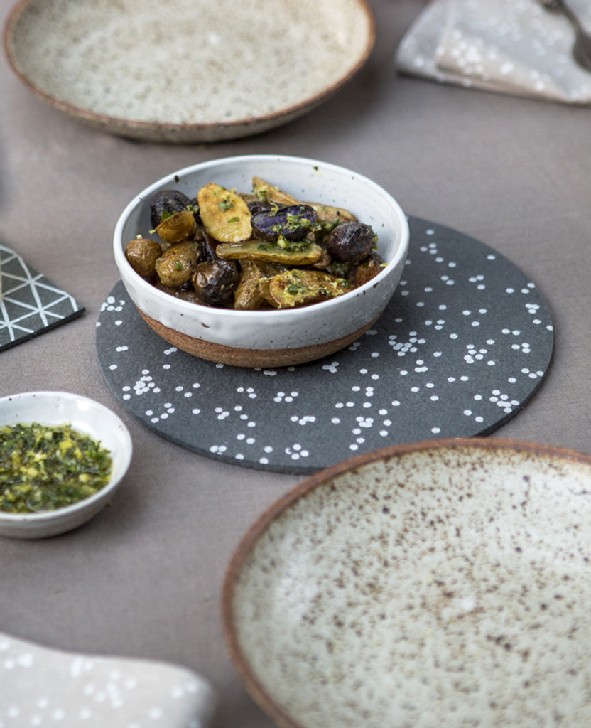Charcoal Confetti Trivet
