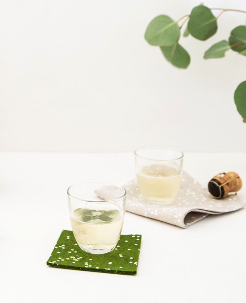 Forest Confetti Coasters