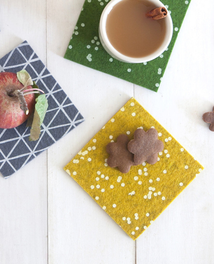 Gold Confetti Coasters