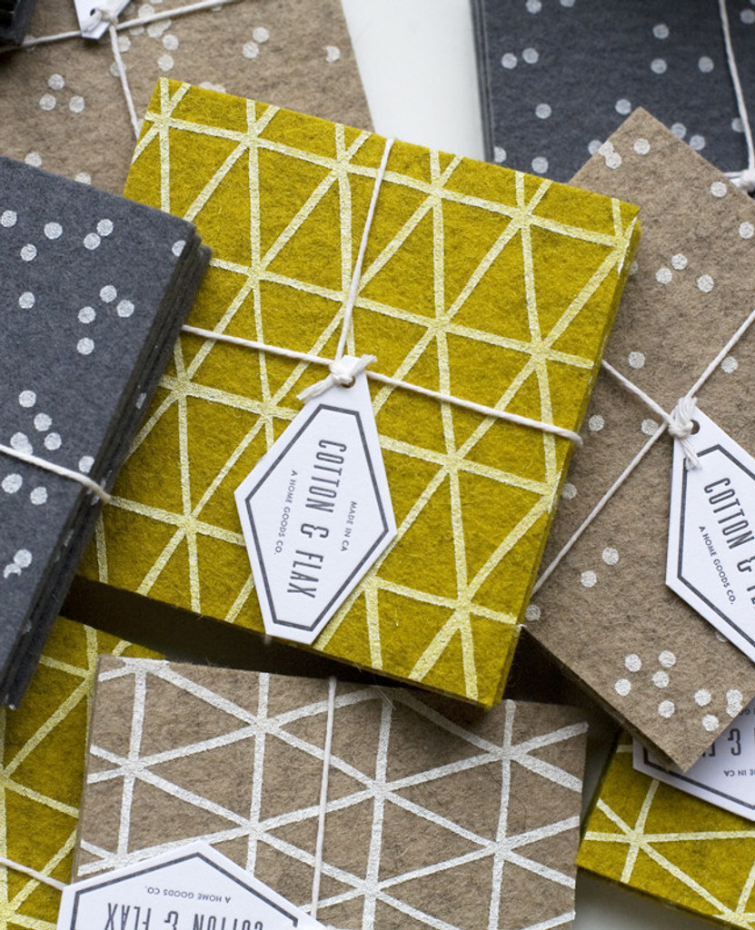 Latte Confetti Coasters