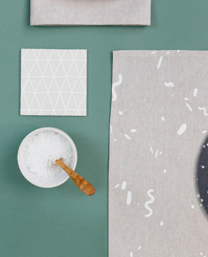 Cosmic White Triangle Coasters