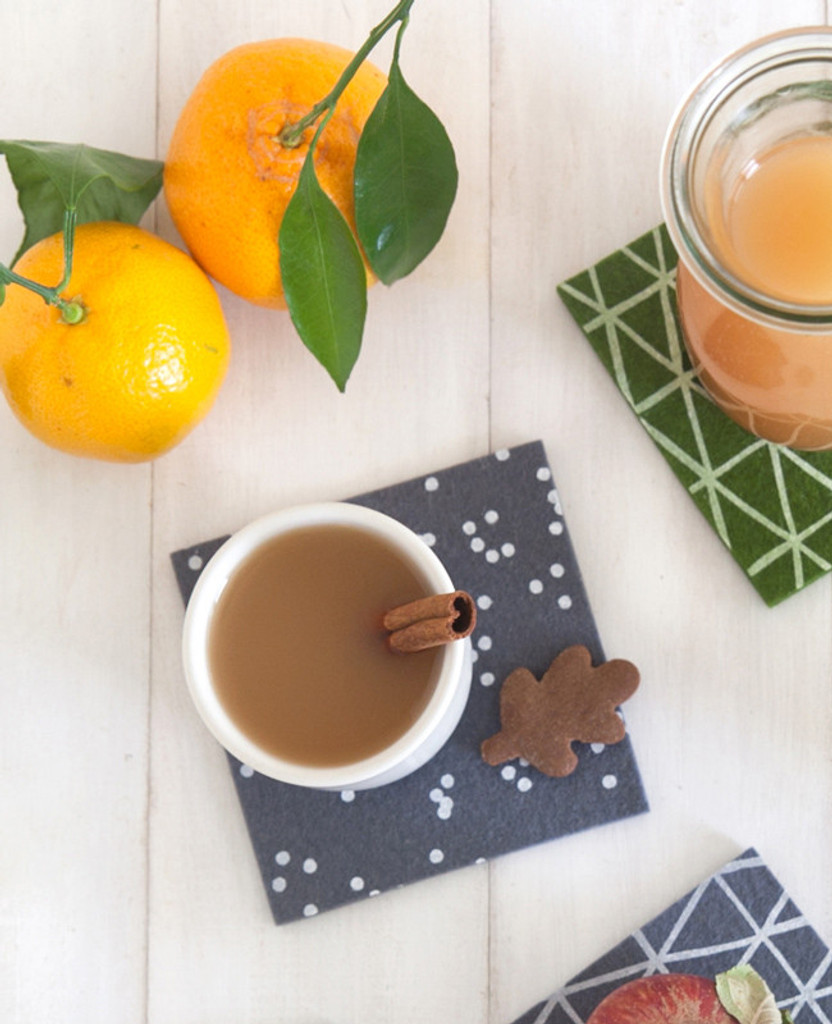 Charcoal Confetti Coasters