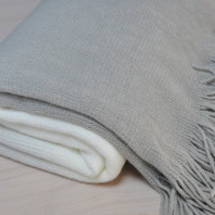 Fringe Grey Throw 150X180cm